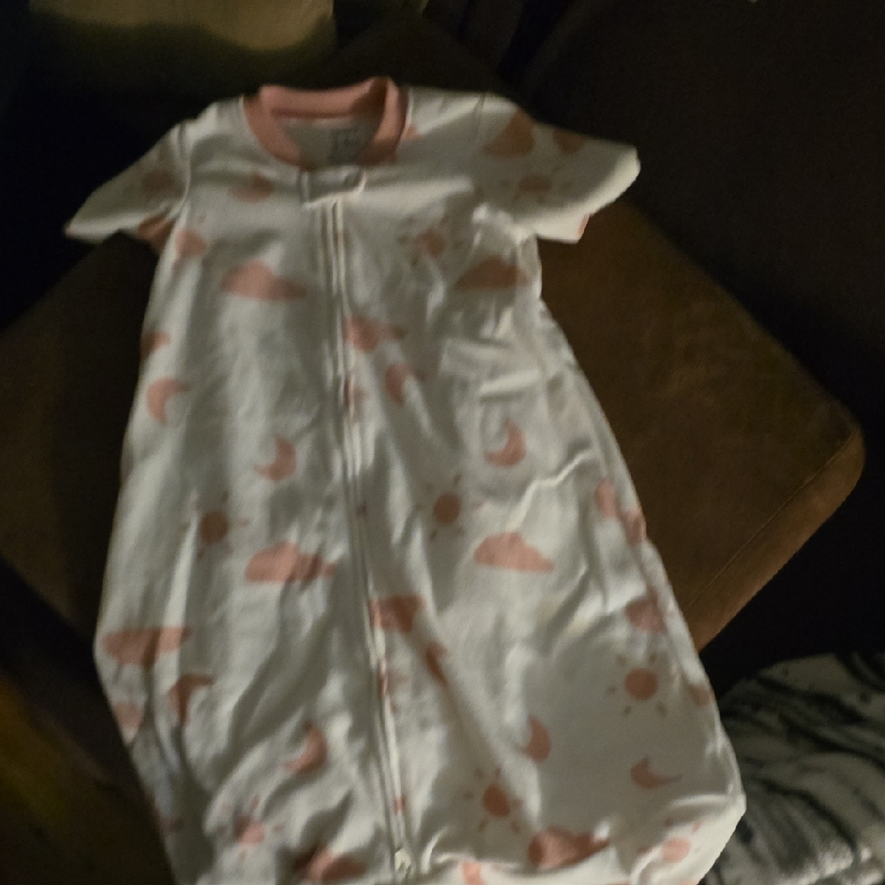 Carter's White and Pink Sleep Sack